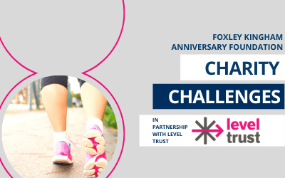 Foxley Kingham Anniversary Foundation launch charity challenges